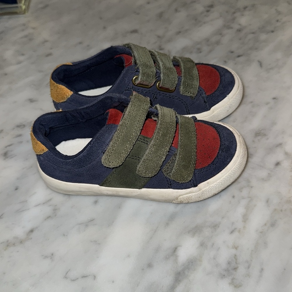 Mini Boden suede Velcro shoe - Picture 4 of 5